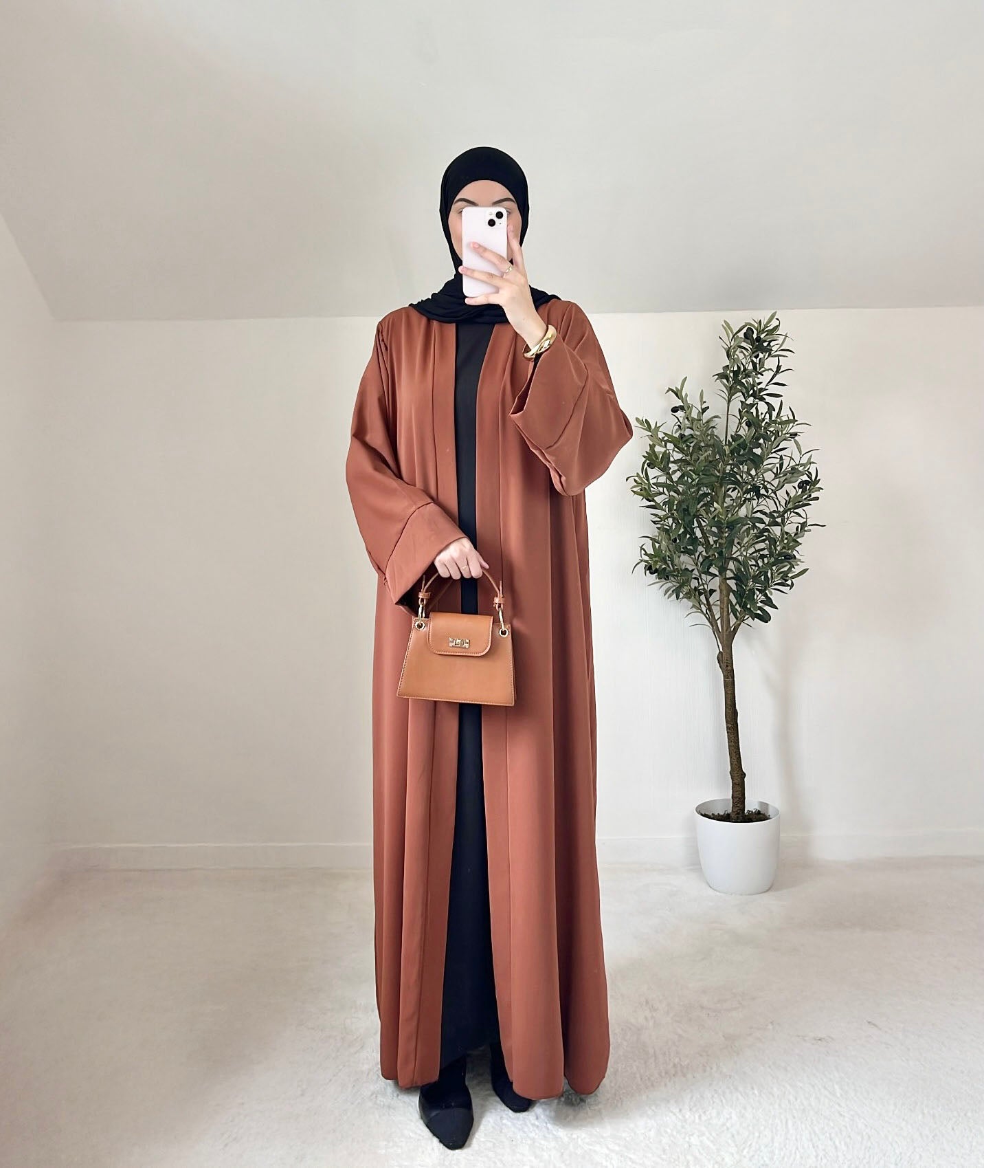 Kimono marron