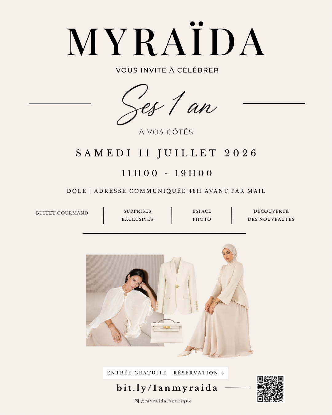 Myraïda fête ses 1 an à vos cotés