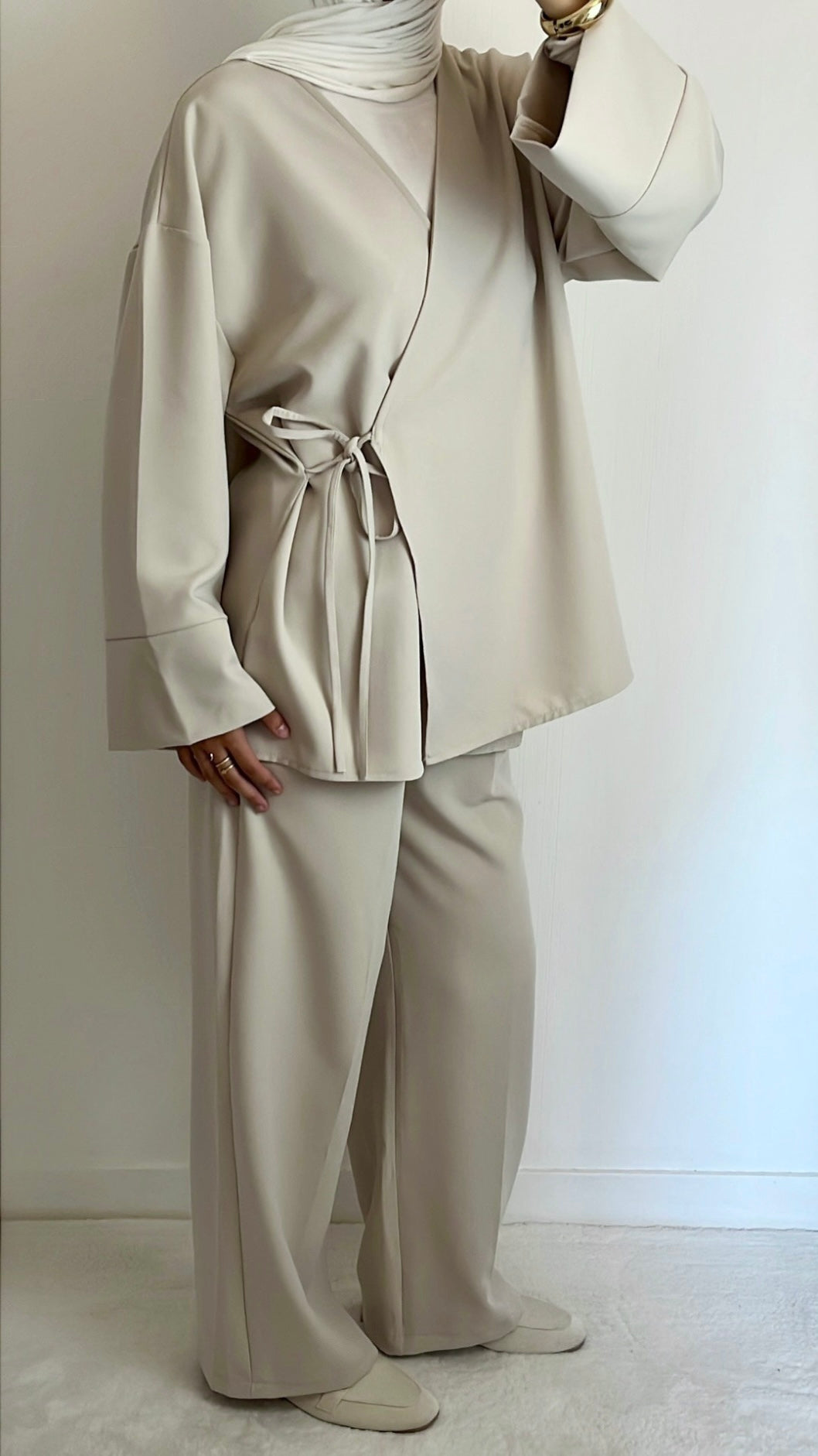 Ensemble Kimono Beige