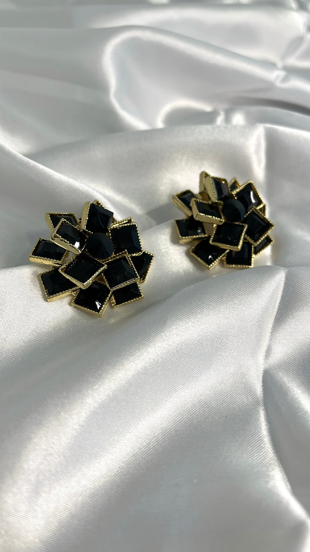 Boucles d’oreilles Éclat Noir