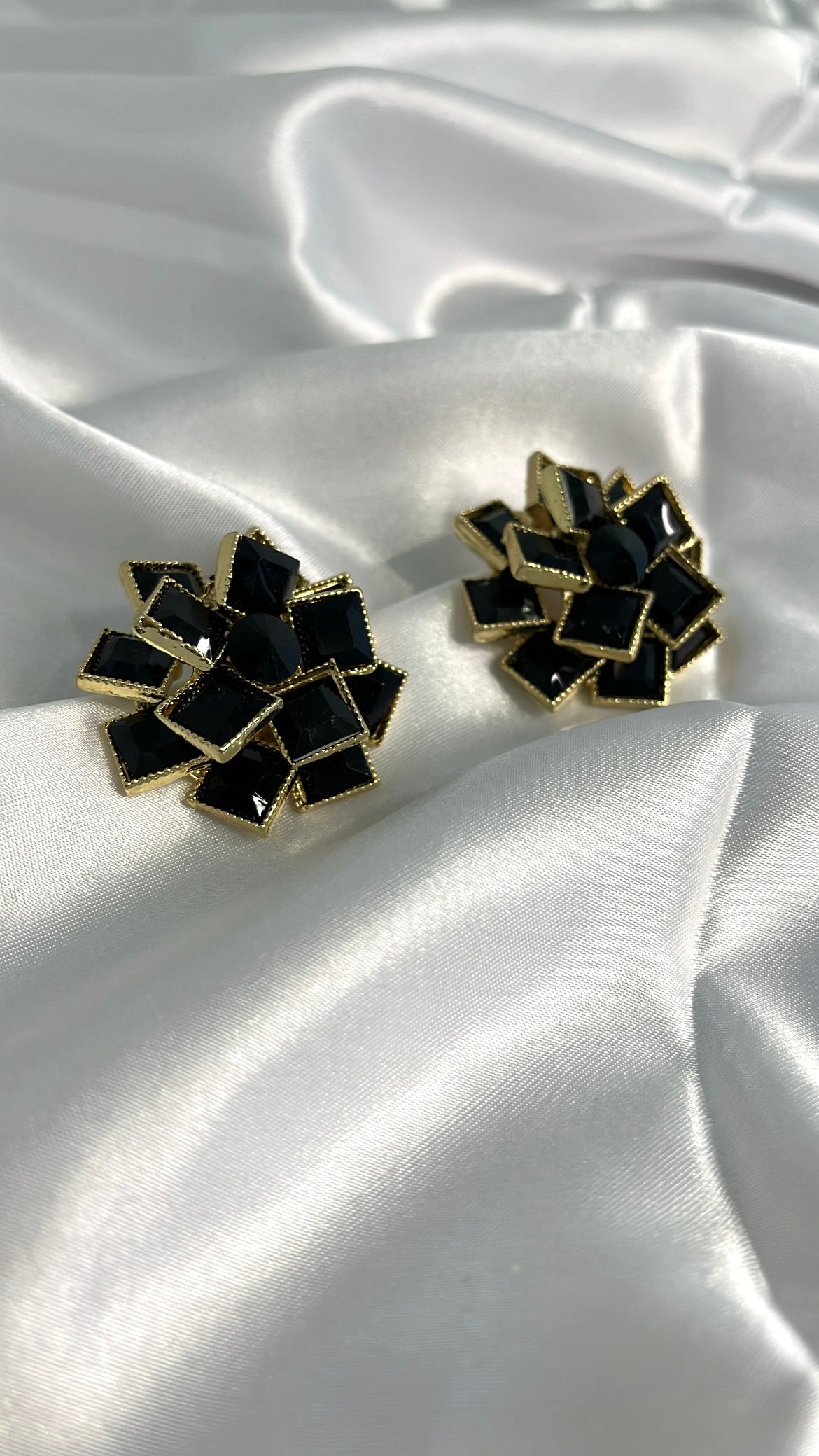 Boucles d’oreilles Éclat Noir