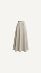 Jupe Longue Fluide Beige