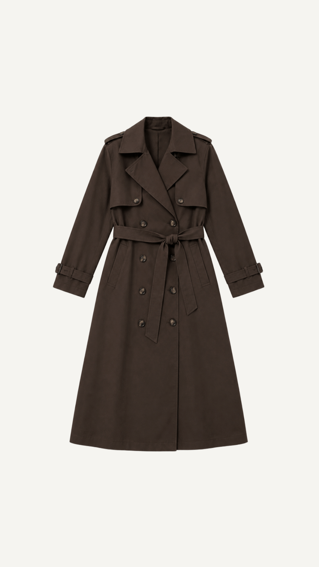 Trench Long Marron
