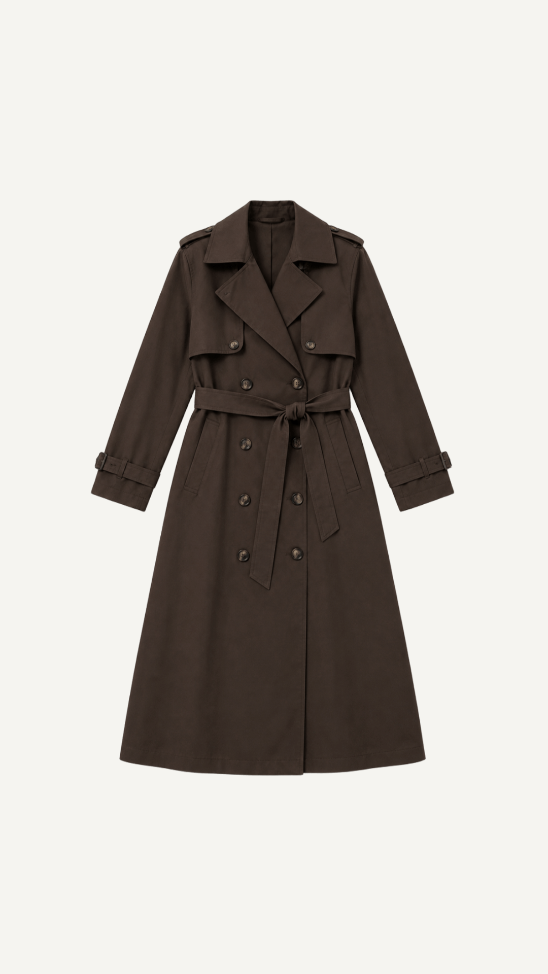 Trench Long Marron
