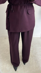 Ensemble Tailleur Violet