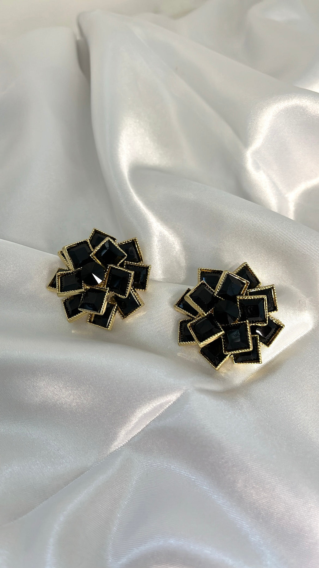 Boucles d’oreilles Éclat Noir