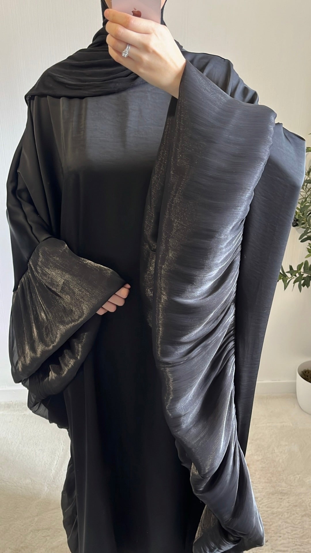 Abaya Papillon Satinée