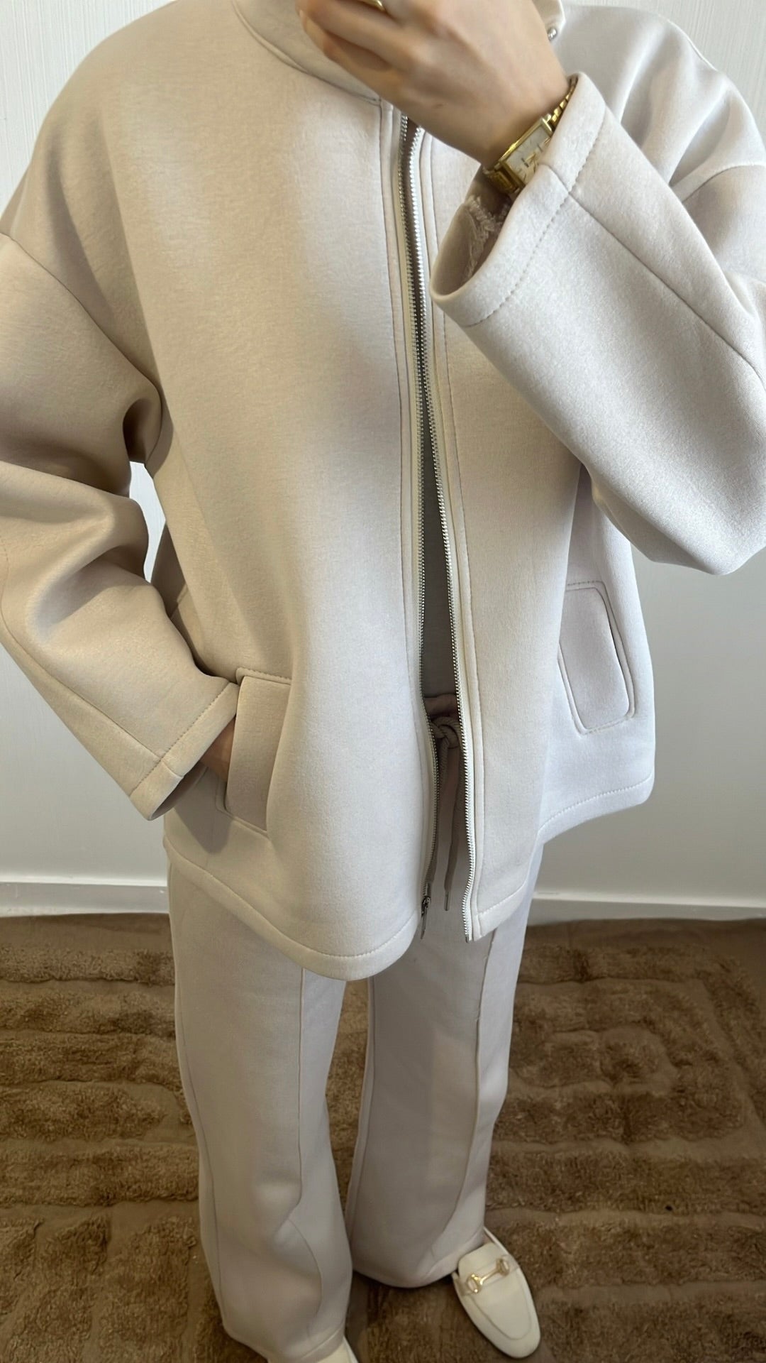 Ensemble Cozy Chic Zippé