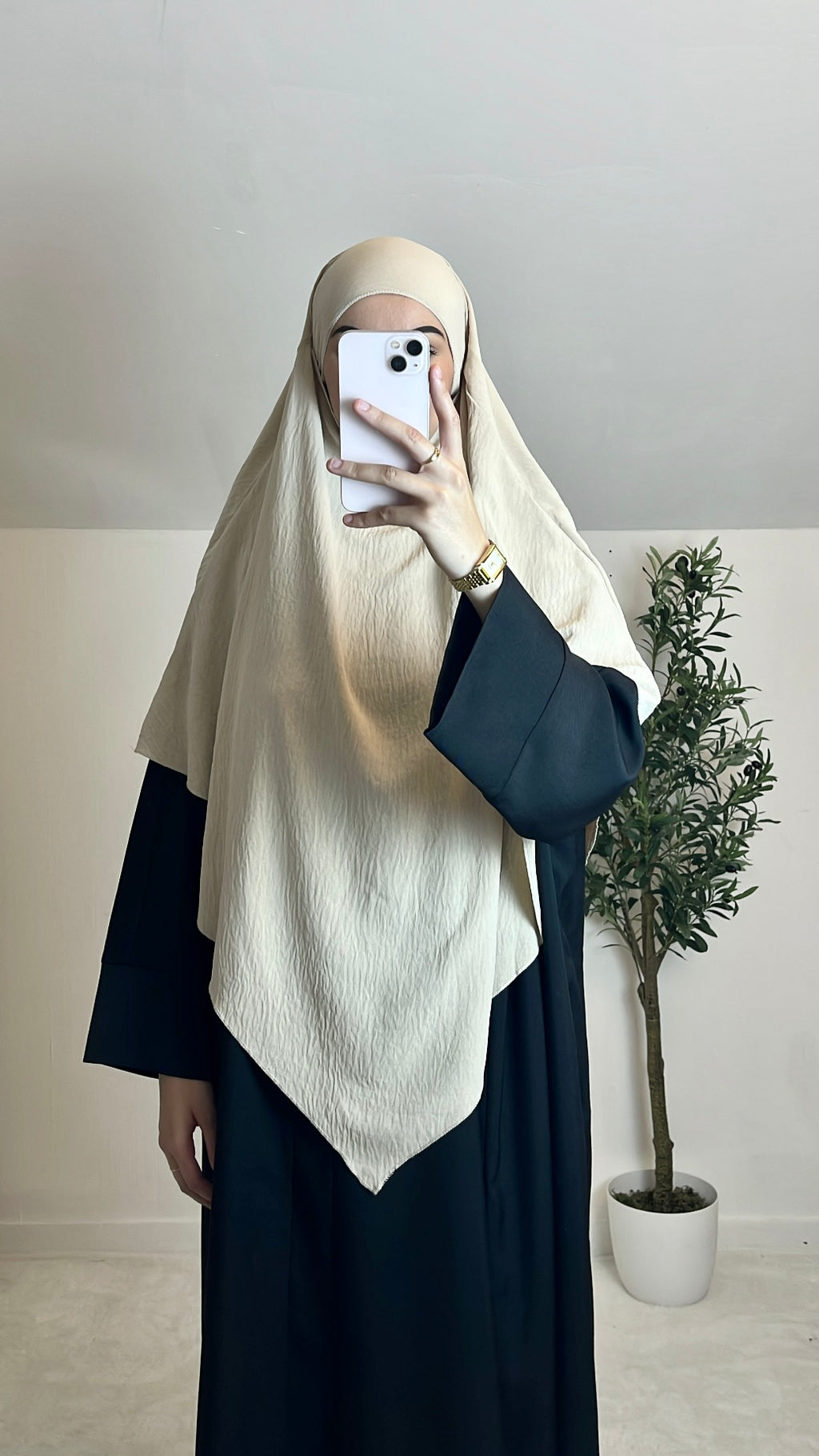 Khimar Beige