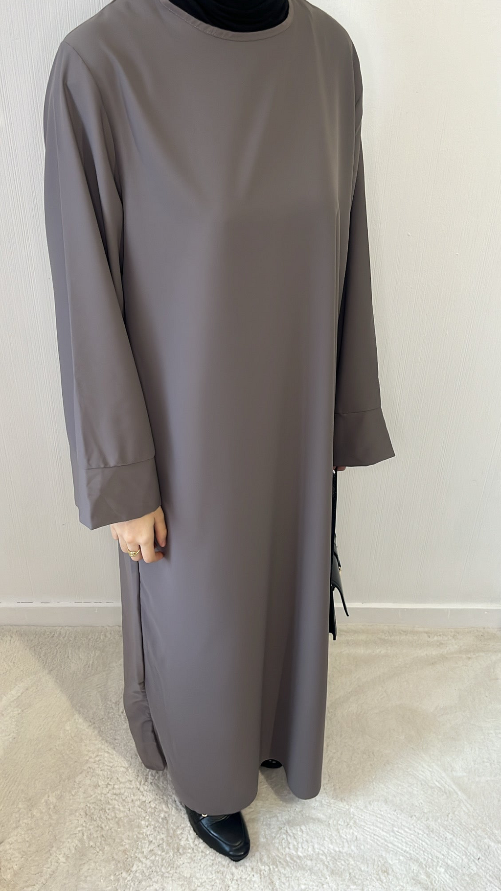 Abaya Médine Taupe