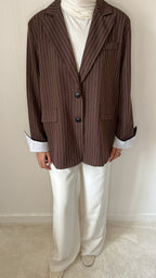 Pantalon Large Blanc