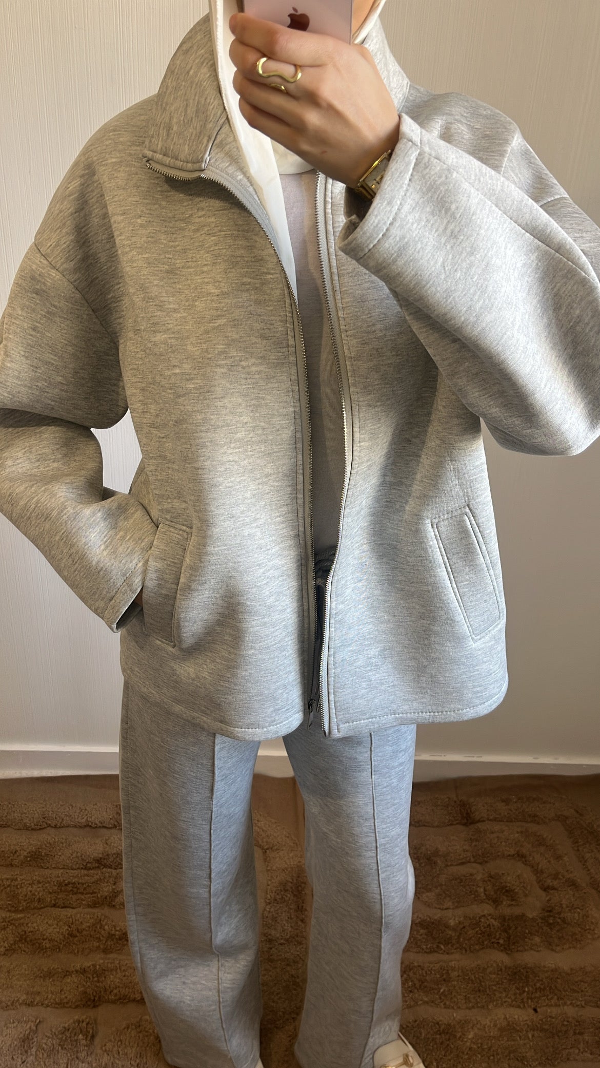 Ensemble Cozy Chic Zippé