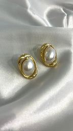 Boucles d’oreilles Aura Nacrée