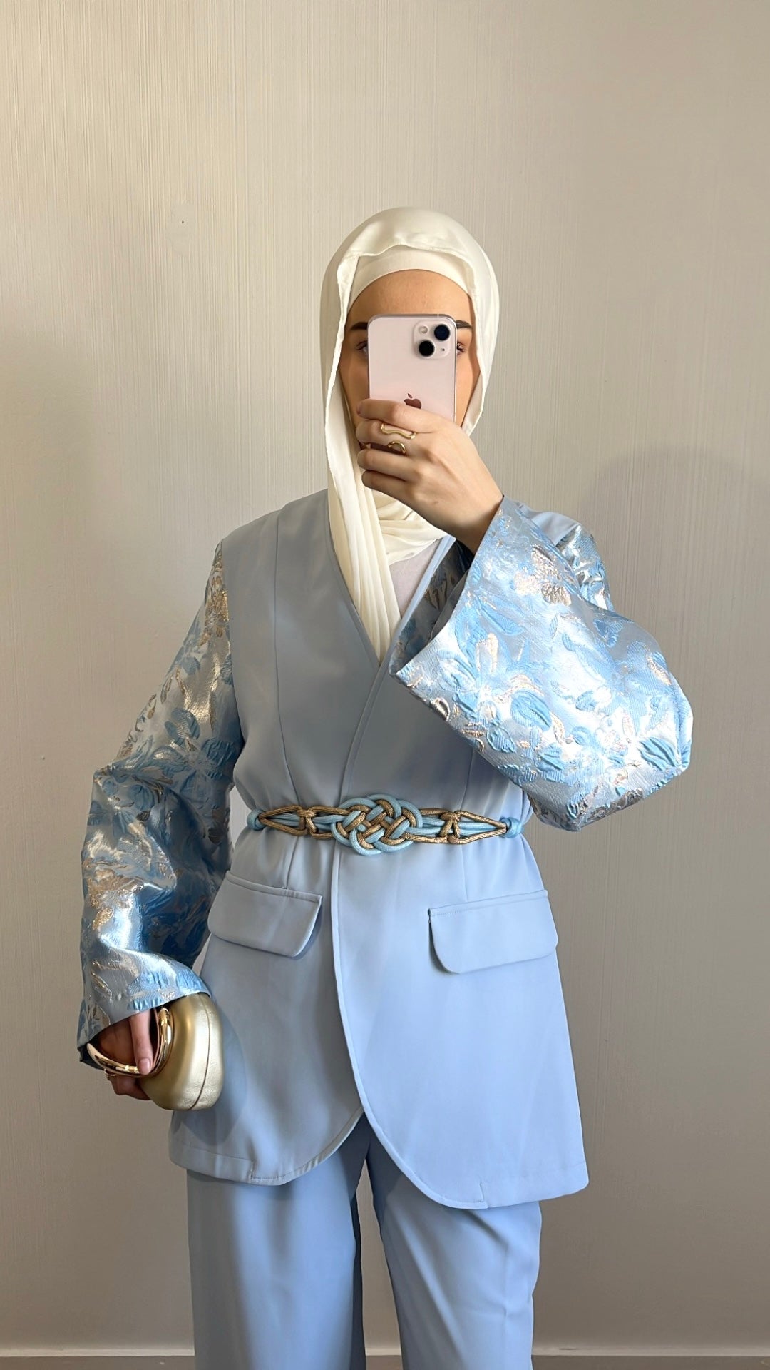 Tailleur Élégant Brocart