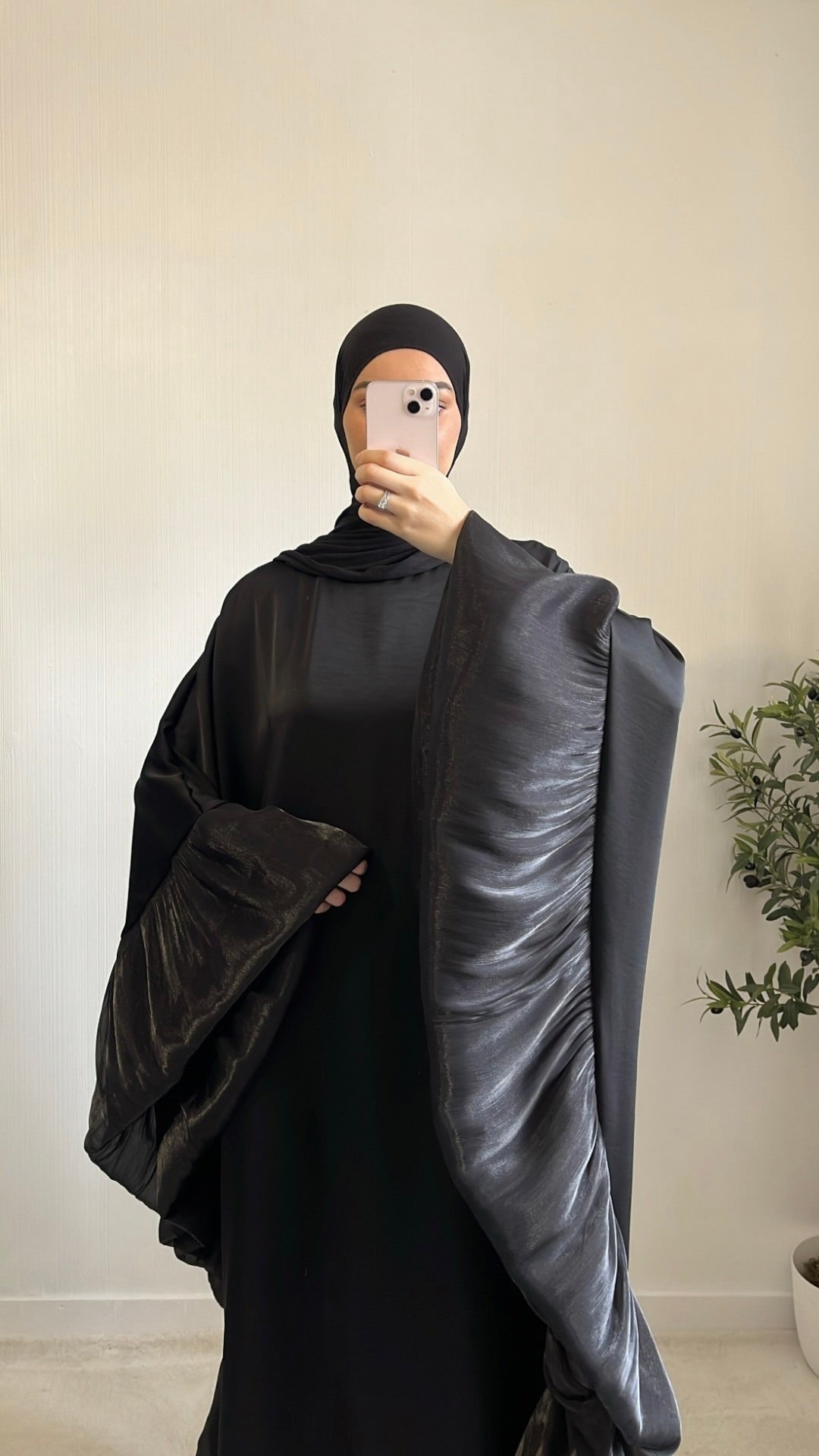 Abaya Papillon Satinée