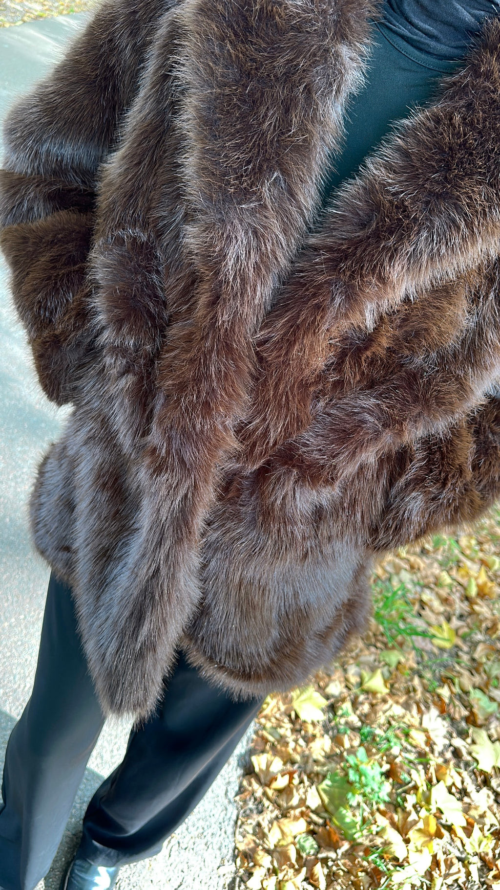 Manteau Fausse Fourrure Élégant