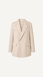 Blazer Croisé Oversize Beige