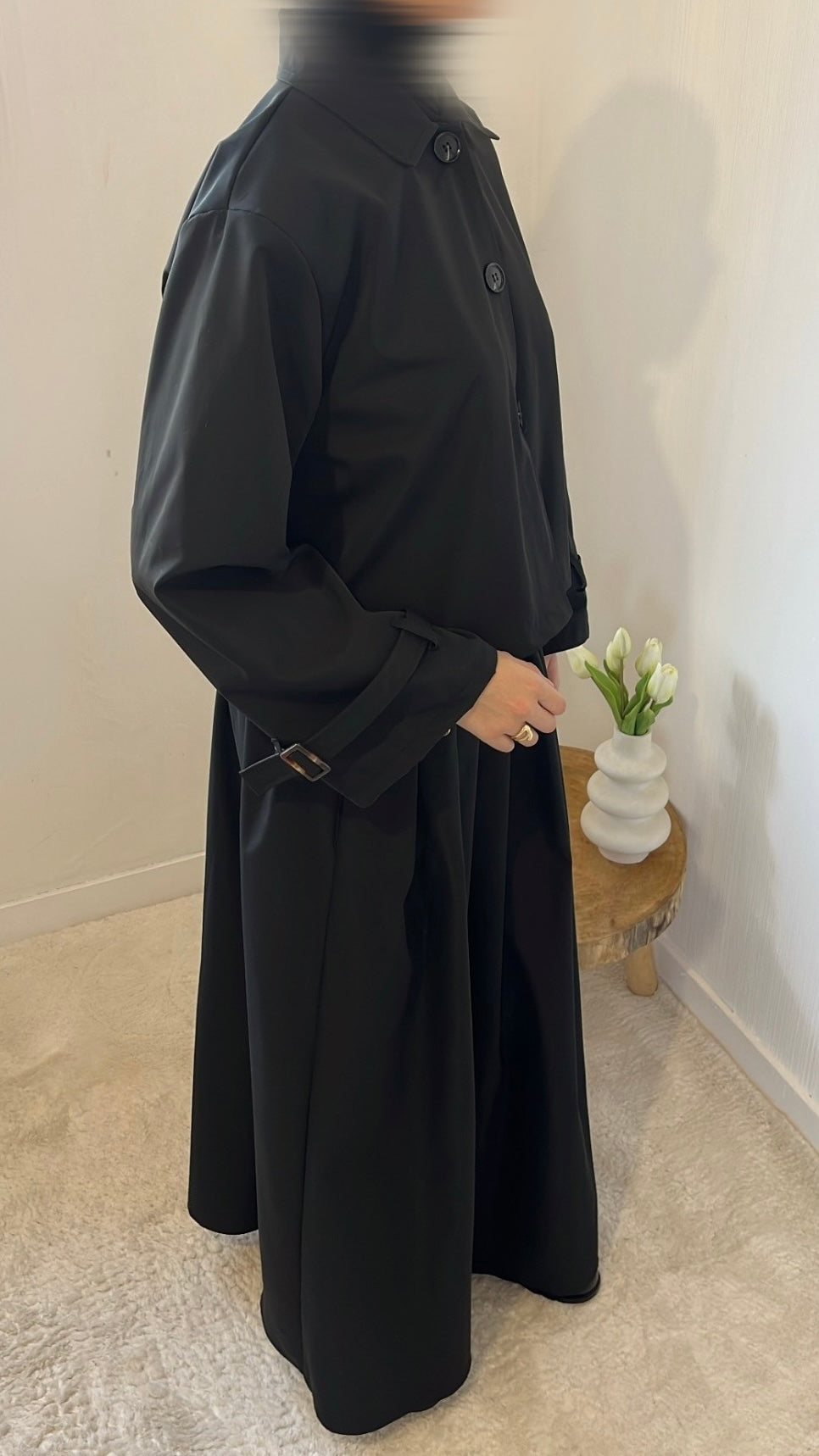 Ensemble Veste Trench et Jupe