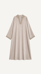 Robe Satinée Brodée