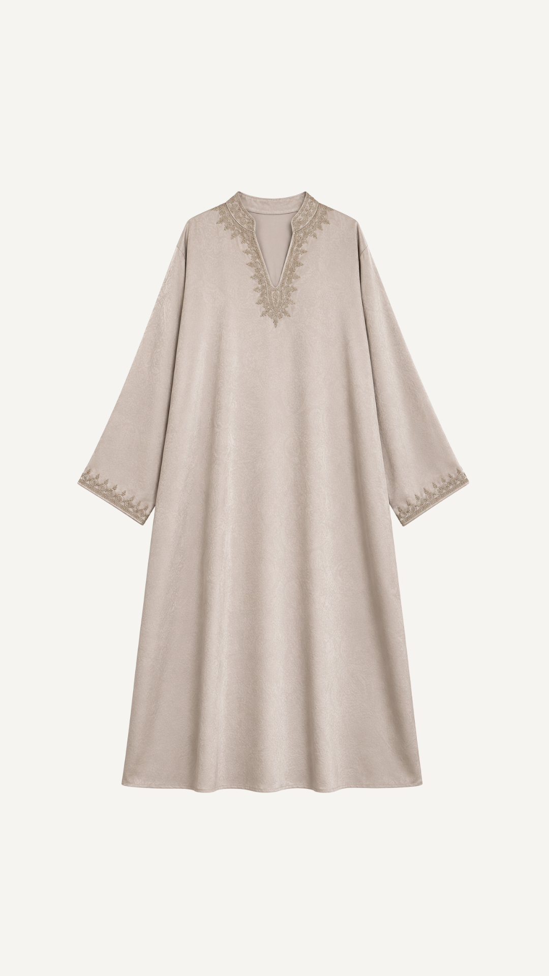 Robe Satinée Brodée
