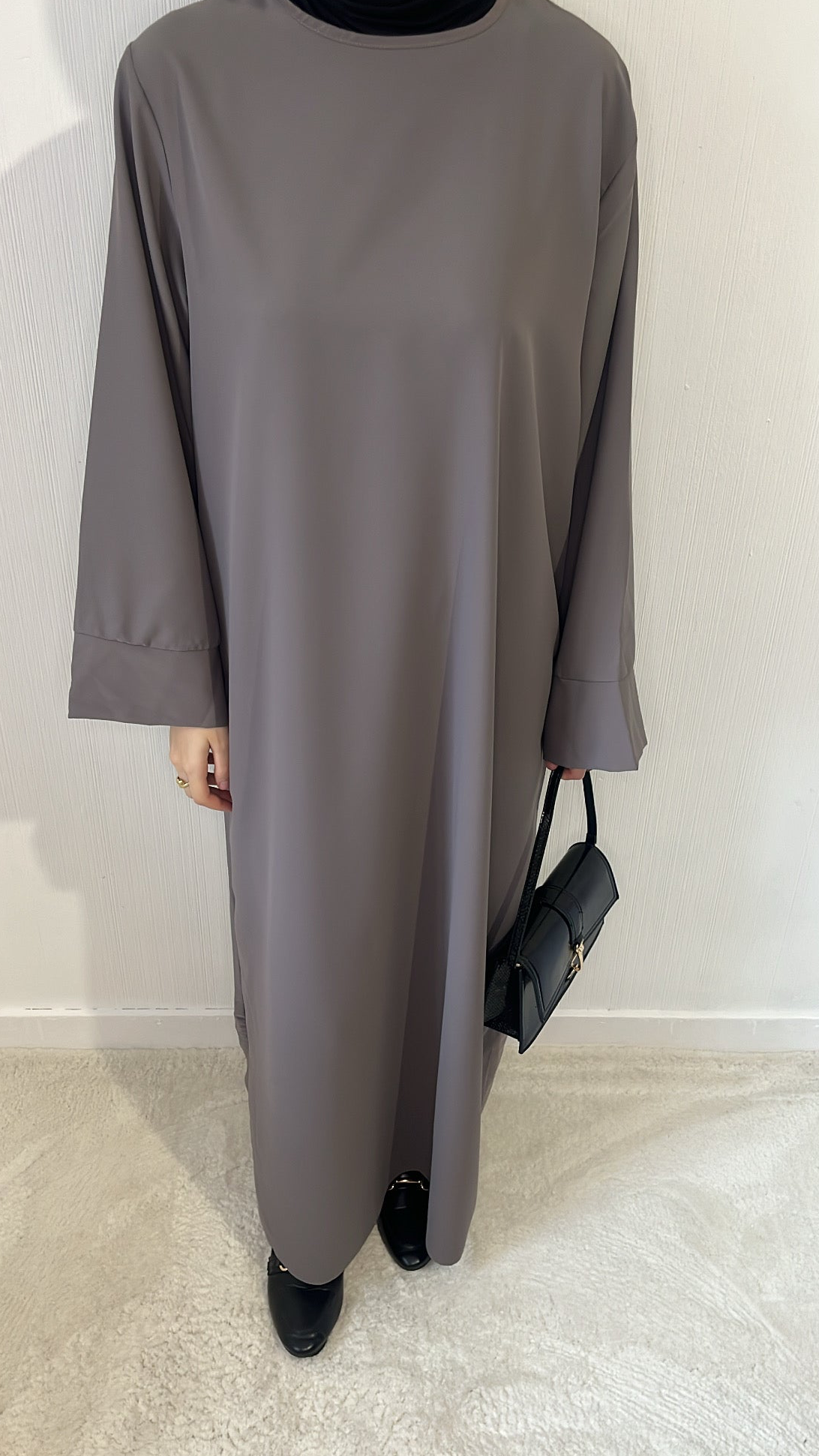 Abaya Médine Taupe