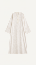 Robe Jacquard Écrue