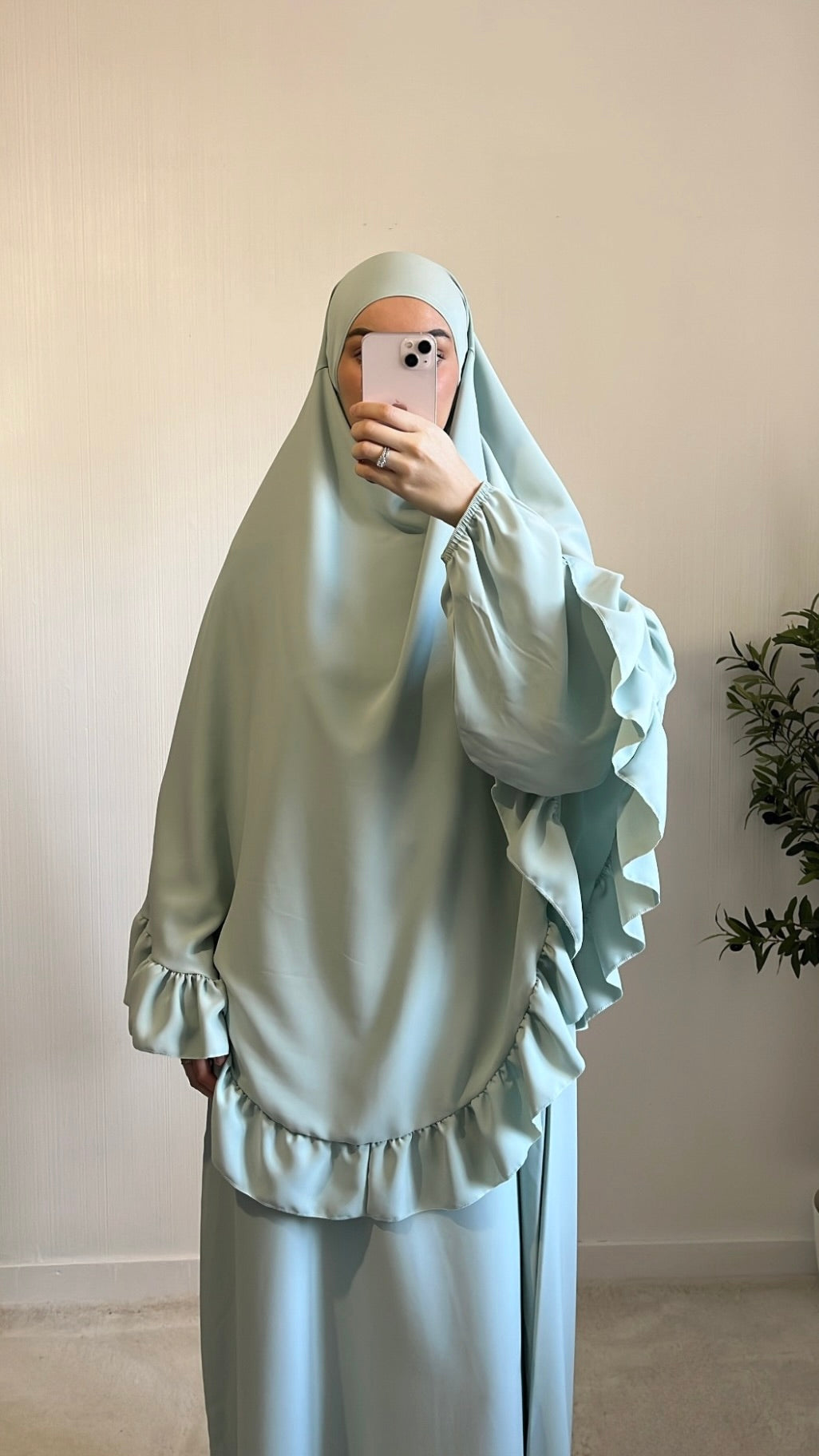 Ensemble Prière Vert Eau