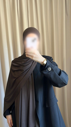 Hijab Jersey Liquid Chocolat