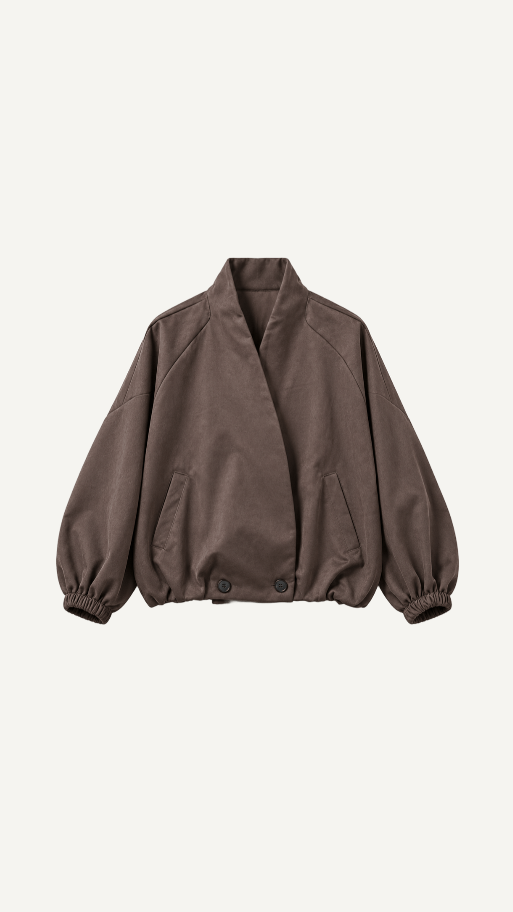Veste Croisée Marron