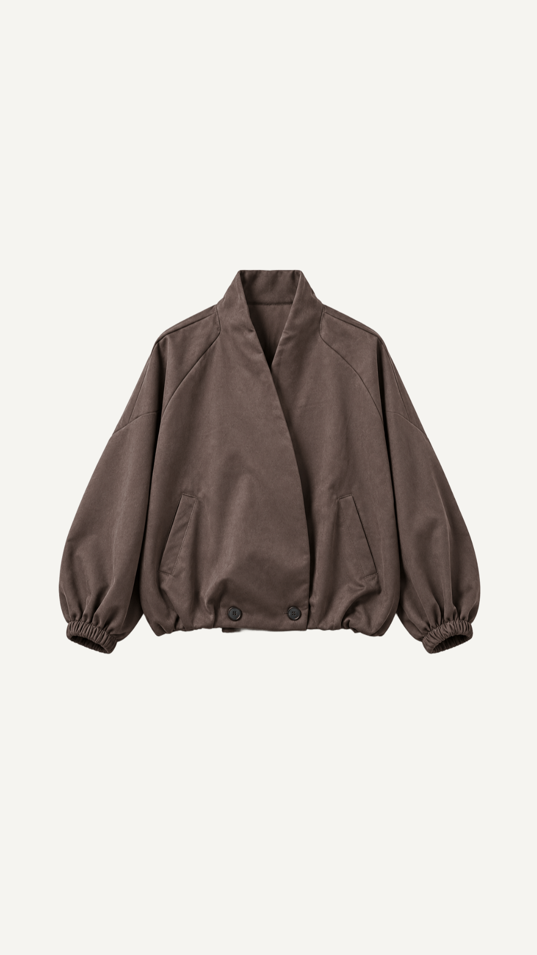 Veste Croisée Marron