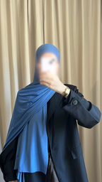 Hijab Jersey Liquid Blue Denim