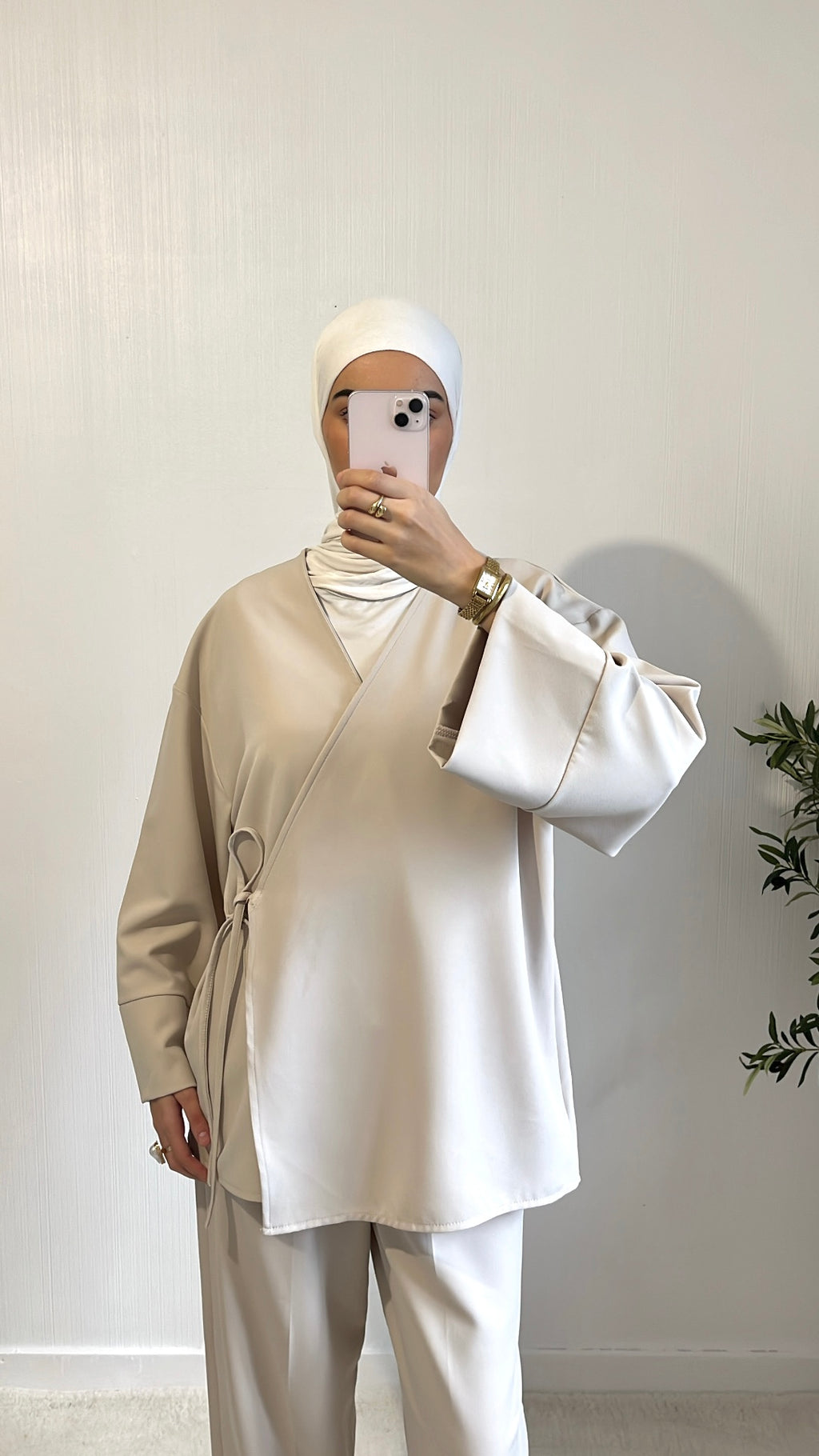 Ensemble Kimono Beige