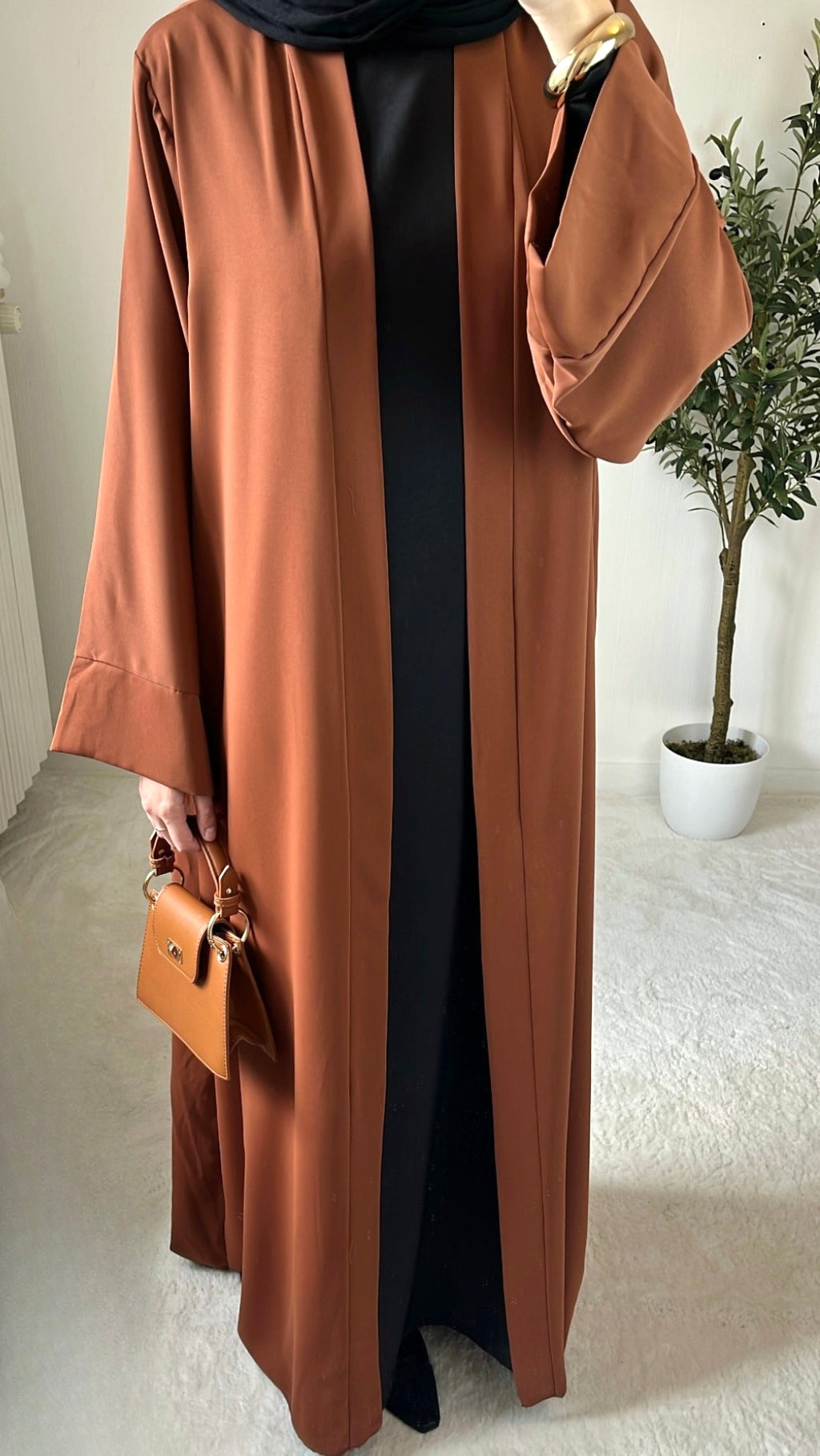 Kimono Long Marron