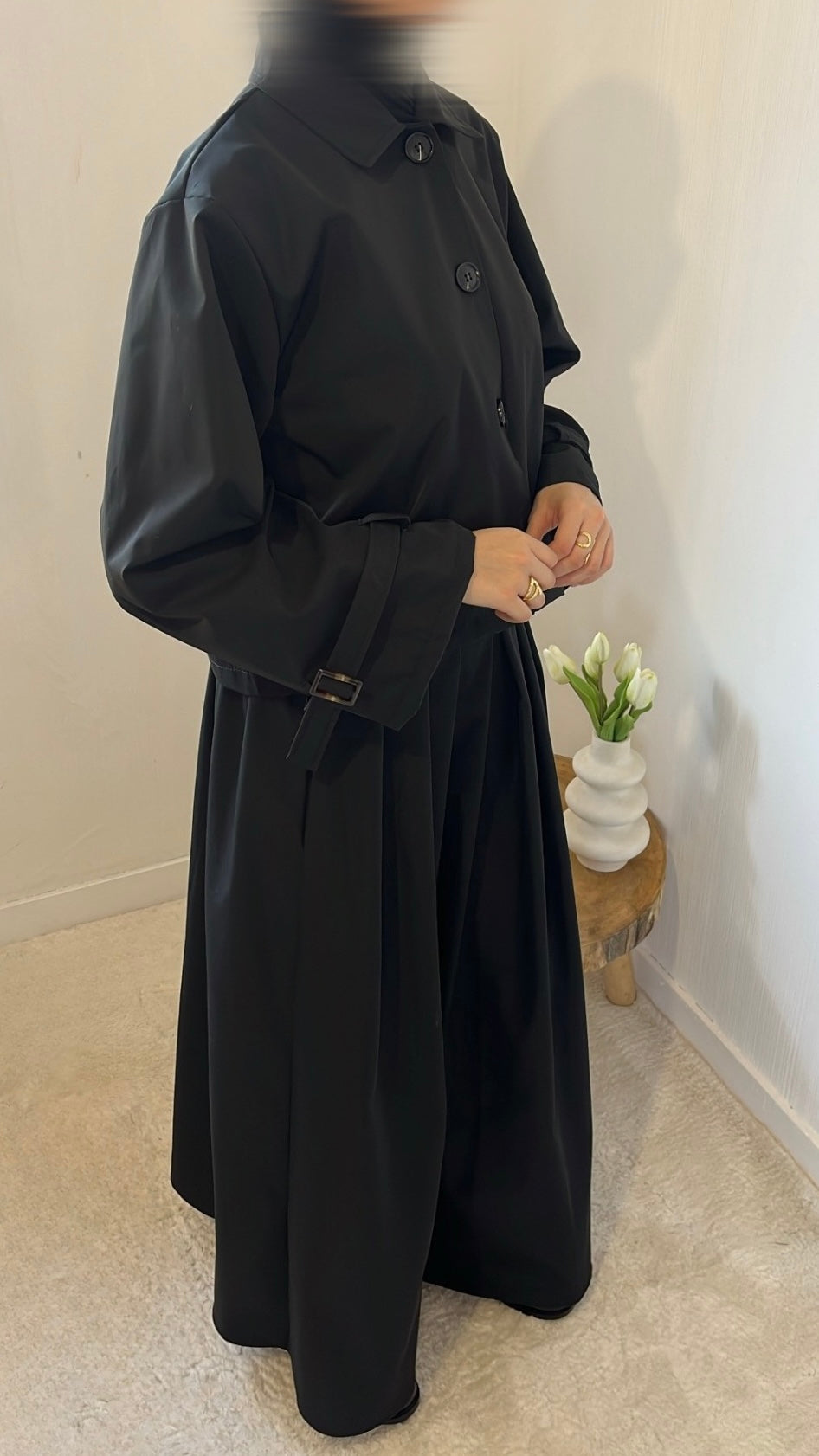 Ensemble Veste Trench et Jupe