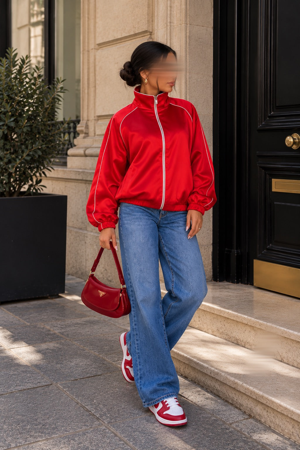 Veste Bomber Rouge