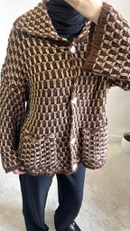 Veste Maille Moka