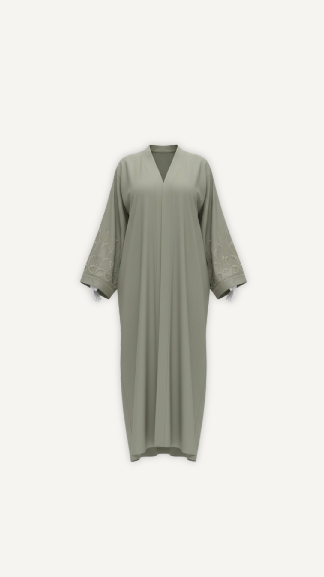 Abaya Verte Nour femme Myraïda | Coupe ample chic