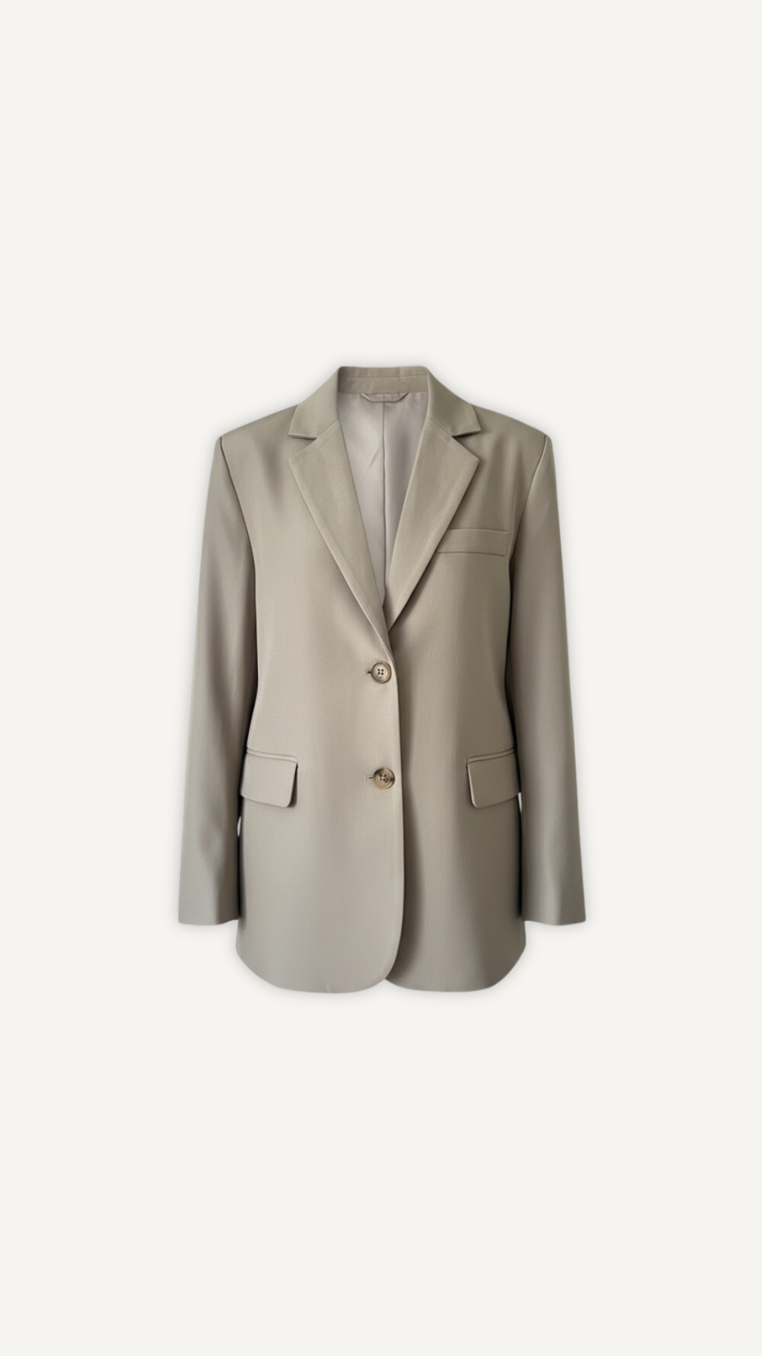 Blazer oversize taupe femme Myraïda | Coupe ample sophistiquée