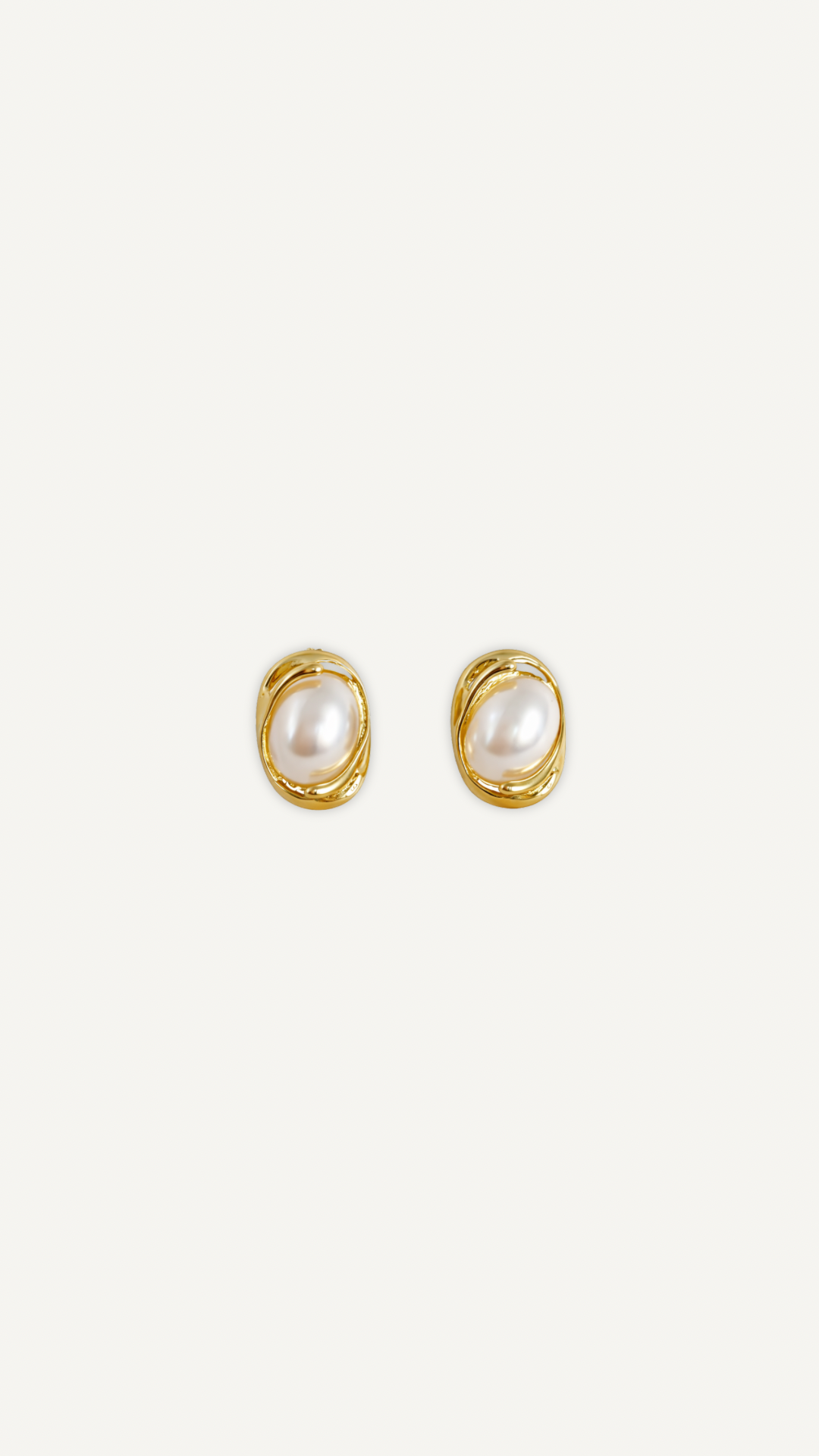 Boucles d’oreilles Aura nacrée Myraïda | Bijou raffiné lumineux