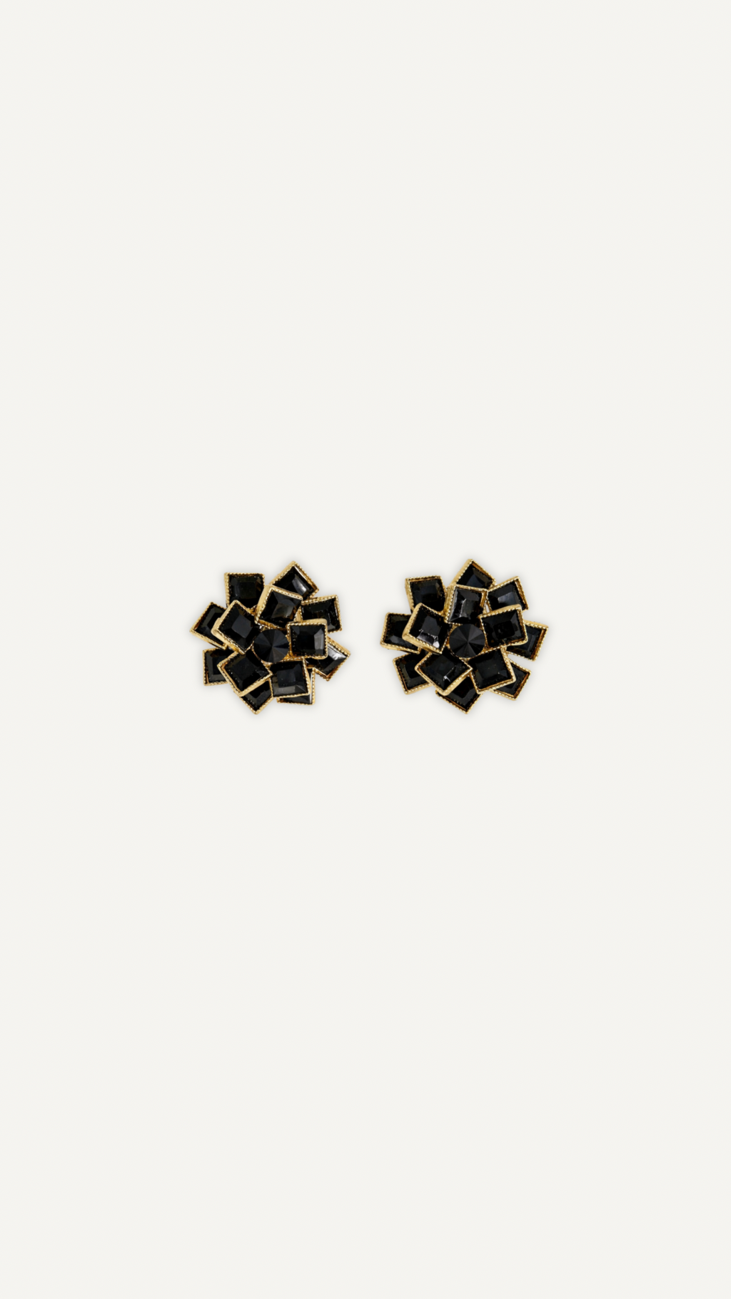 Boucles d’oreilles Éclat noir Myraïda | Finition élégante