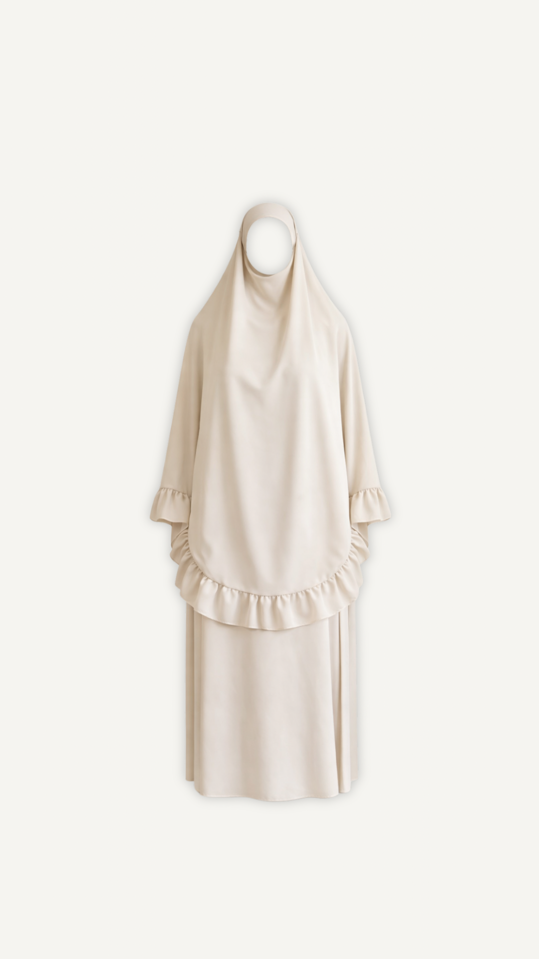 Ensemble prière beige femme Myraïda | Confort et pudeur