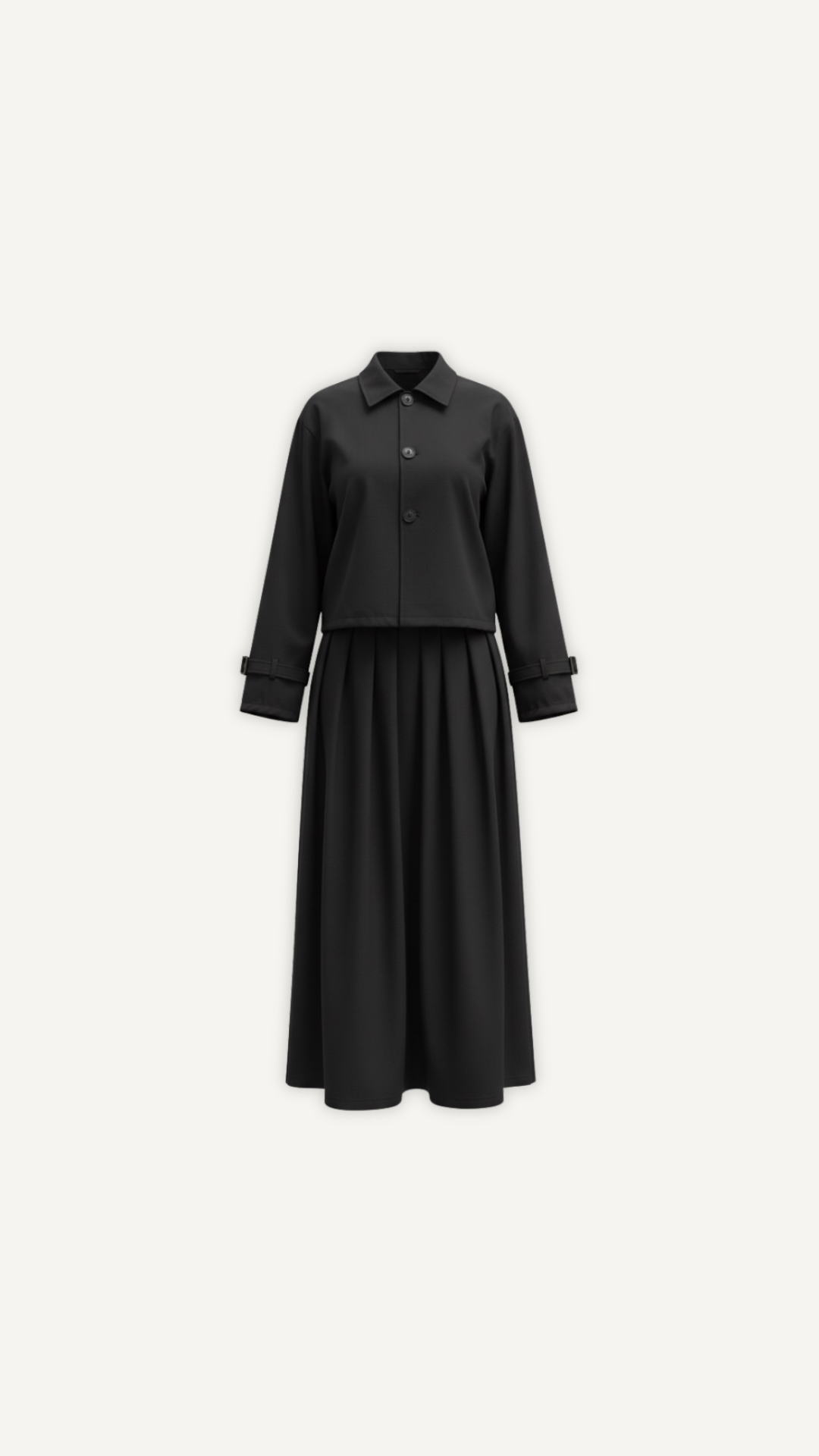 Ensemble veste trench et jupe femme Myraïda | Tenue tendance