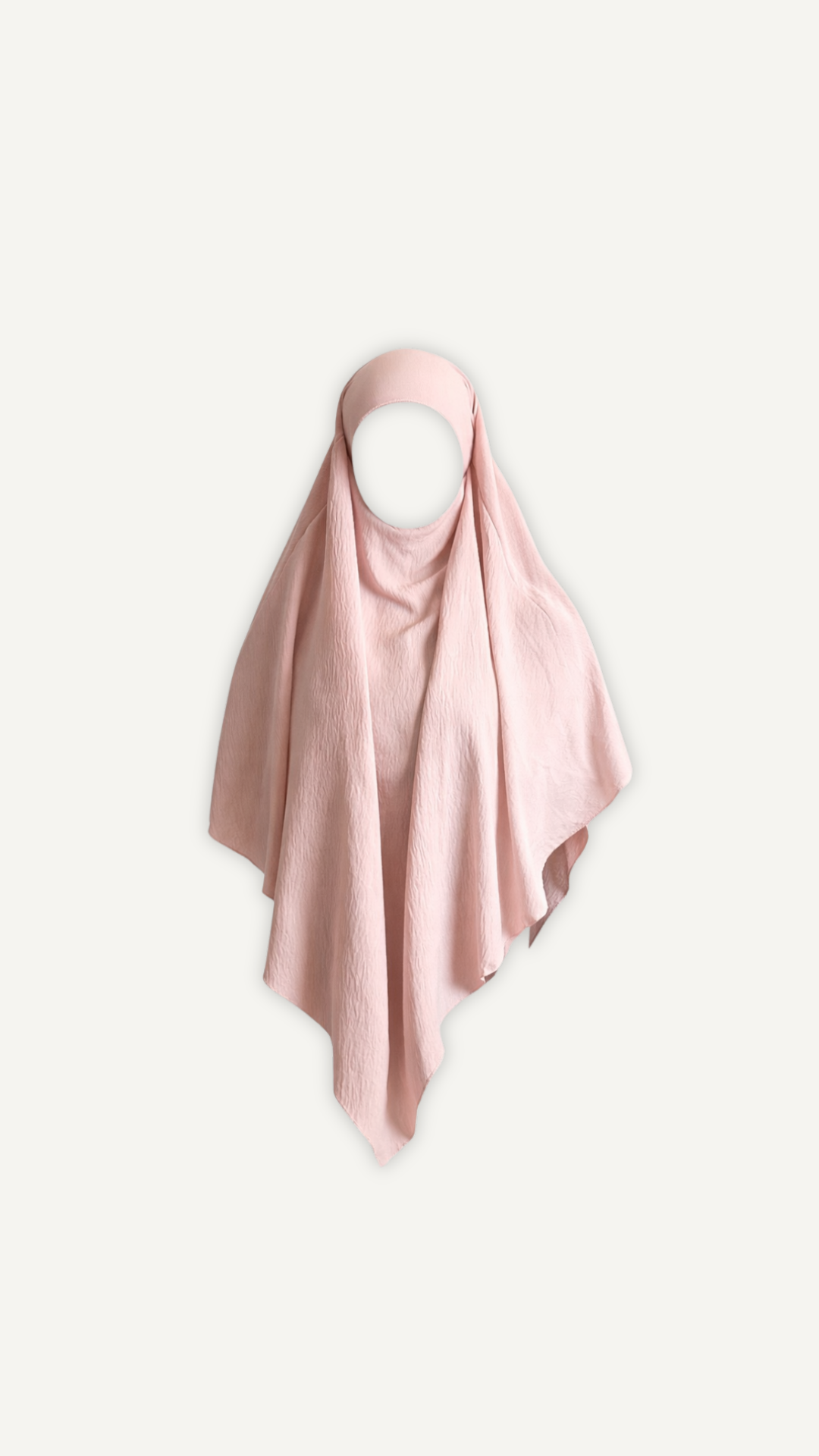 Khimar rose Myraïda | Teinte douce féminine