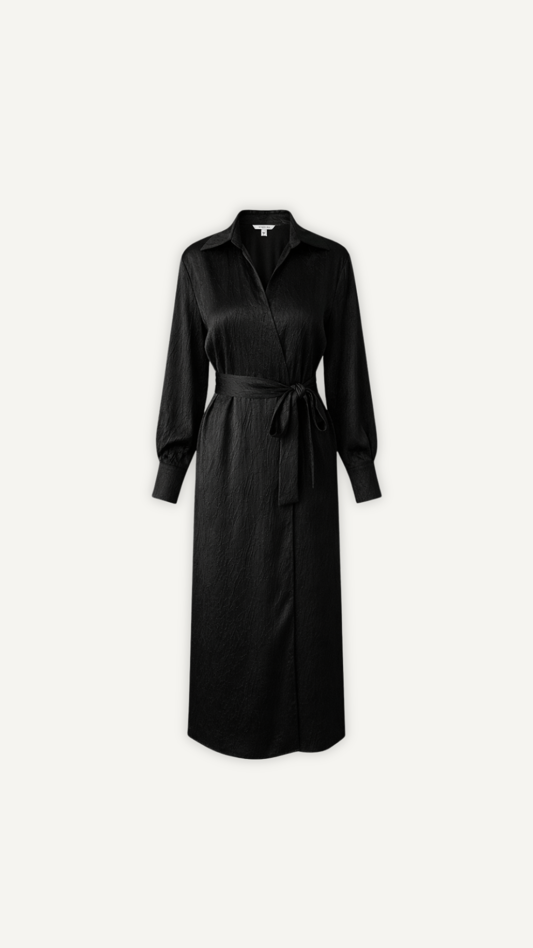 Robe longue fluide noire élégante Myraida | Tenue de soirée ou cérémonie